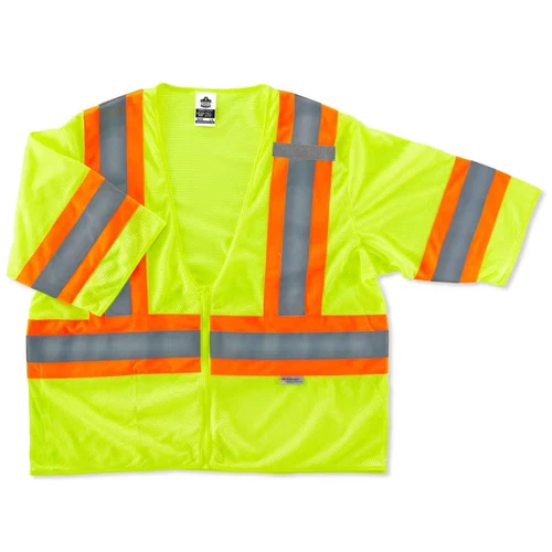 Glowear L/XL Lime Hi-Vis Type R Class 3 2-Tone Vest image 8