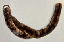 Rhomberg s 42 Vintage Fur Mink Scarf Stole Stole Wrap Shawl Brown 1930s-1950