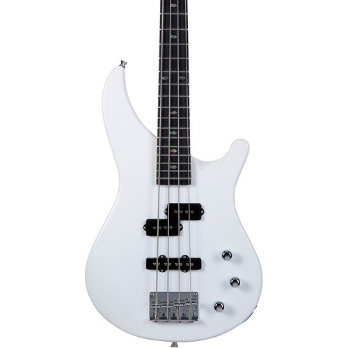 Mitchell MB100 ShortScale Solidbody Electric Bass Guitar White