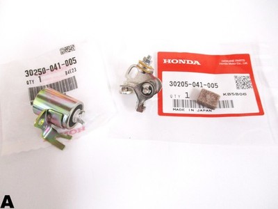 Reparaturset Zündung, Kondensator, Schmierfilz, Zündkontakt - Honda CY 50, CY 80