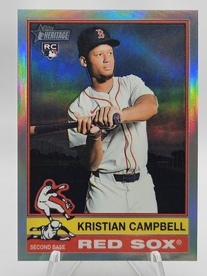 2025 Topps Heritage High Number Kristian Campbell #725 SP Chrome