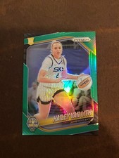 2025 Panini Prizm WNBA Hailey Van Lith #2 Rookie Variation Green Prizm