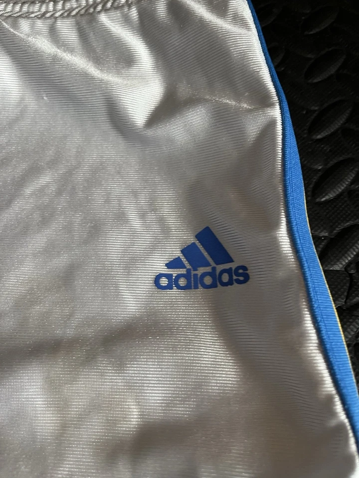 Bermuda de basquete masculina universitária vintage UCLA Bruins Adidas grande G - Imagem 4 de 4