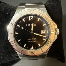 Concord Mariner 200 Meters Date Steel Band