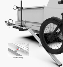 Young Electric Young Hitch Mount Bike Rack with Ramp E Bike 100 lbs capacity