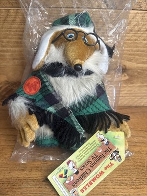 Vintage The Wombles Figur Stofftier - versiegelt - Regenbogen Spielzeug - OVP