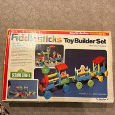 VTG 1978 Muppets Sesame Street Fiddlesticks Toy Builder Set Knickerbocker COMP