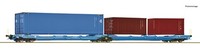 Roco 6600036 H0 Dc Doppeltaschen-Gelenkwagen Sdggmrs 738 T3000E Ep. Vi Nacco