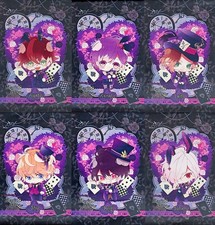 DIABOLIK LIEBHABER Chibikko Vampir A4 Wandteppich 6er Set dunkel