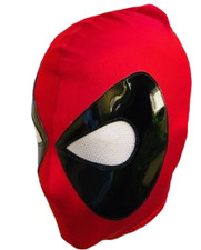 RED Deadpool Spandex Mask Mexican wrestling fancy dress Halloween Adult Child