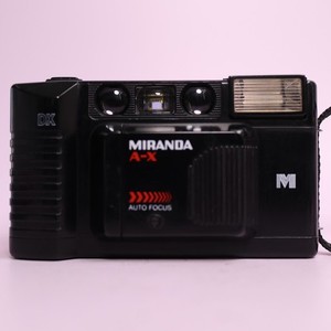 Miranda A-X 35mm Film Point and Shoot Camera Black Tested