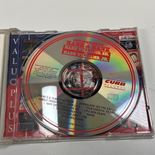 Best Of Hank & Hank Music CD Hank Williams Sr Hank Williams 2011 Collection - Picture 4 of 6