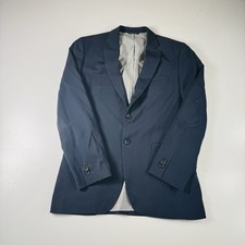 Banana Republic Blazer Jacket Nagy Blue 100 Wool 2 Button Mens Size 40R