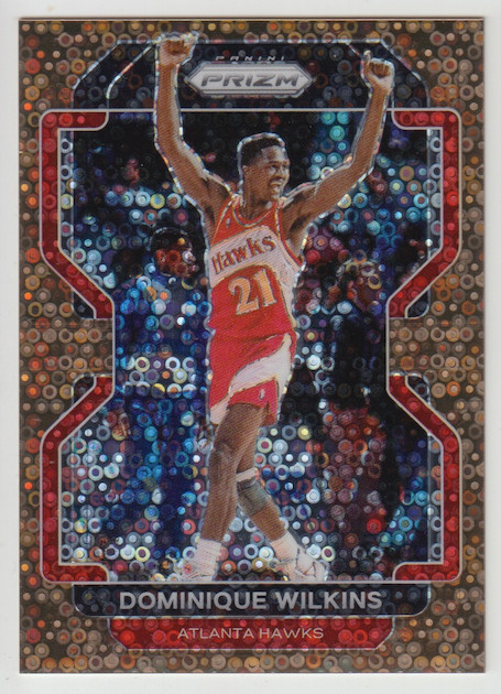 2021-22 Panini Prizm Fast Break Dominique Wilkins #252 Bronze Disco Prizm /20
