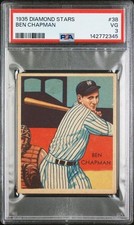 1935 Diamond Stars #38 Ben Chapman PSA 3