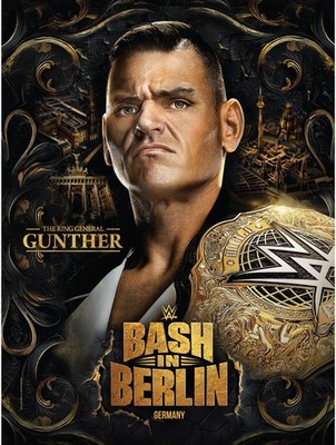 WWE 2024 Bash In Berlin 18'' x 24'' Event Poster Art Photo