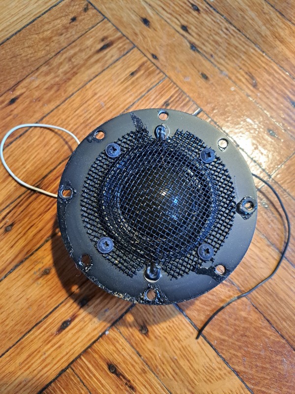 DYNACO A-25 SPEAKER DOME TWEETER DRIVER (genuine OEM part 87H) *** 1/2