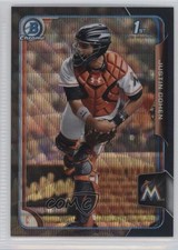2015 Bowman Draft Chrome Asia Exclusive Black Wave Refractor Justin Cohen 0x1