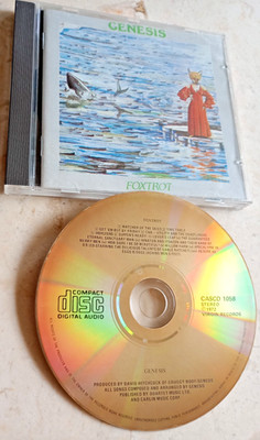 1972 VIRGIN CHARISMA GENESIS FOXTROT CD 1058 BRONZE COLOR DISC