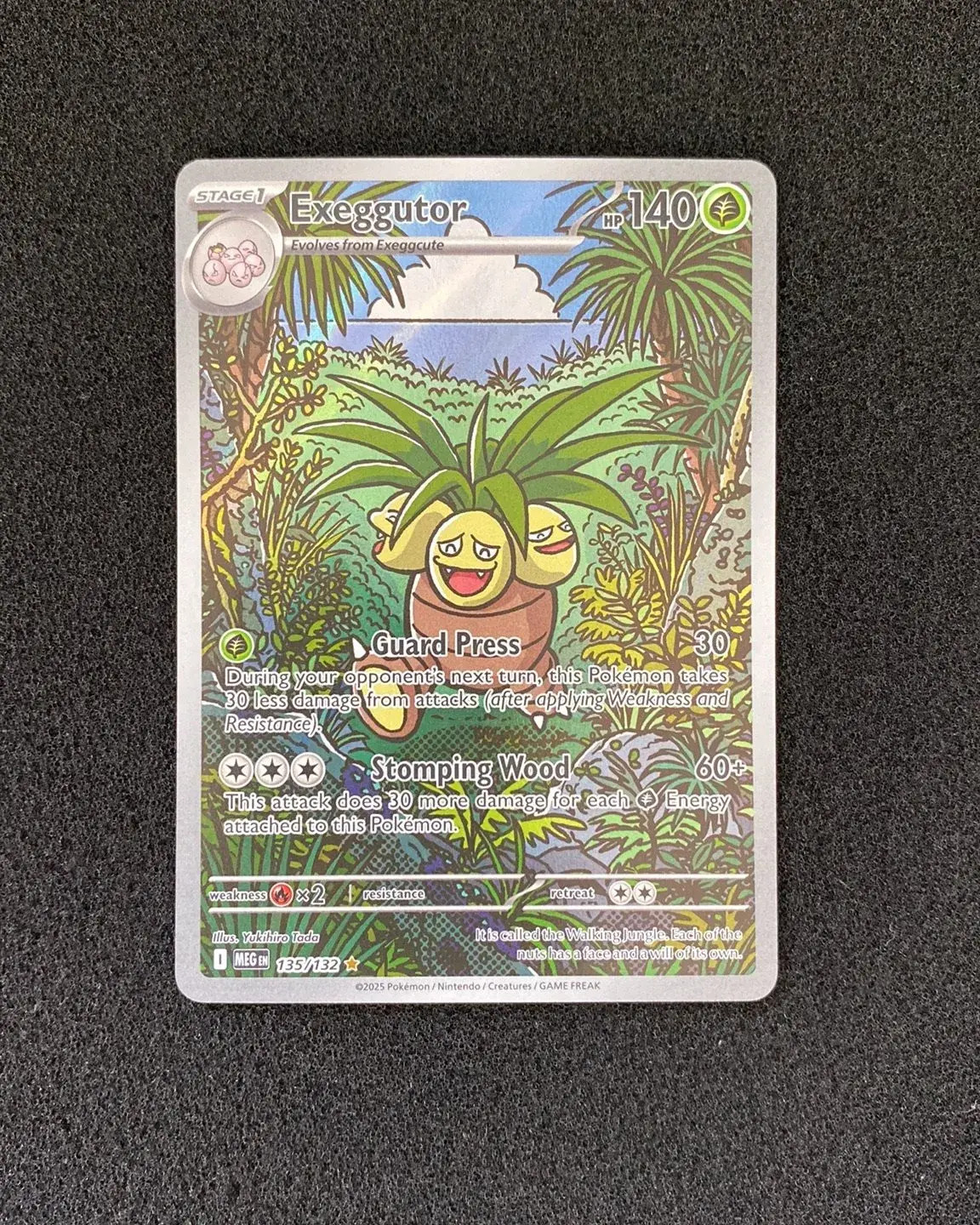 2025 Pokemon TCG English Mega Evolution MEG EN 135/132 Exeggutor Holo AX92