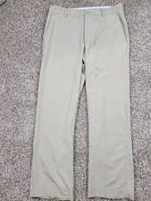 FootJoy Men's 35x32 Fits 35x30 Khaki Performance Stretch Golf Pants FJ