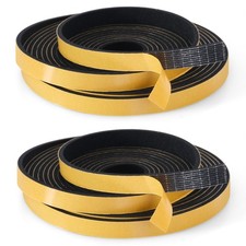 Weather Stripping Foam Insulation Tape 33Ft- 1/2 Inch W x 1/8 Inch T Self Adh...