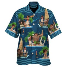 Moana And Maui Disney Hawaiian Shirt Disneyland Trip Hawaiian Shirt Disney Vacat