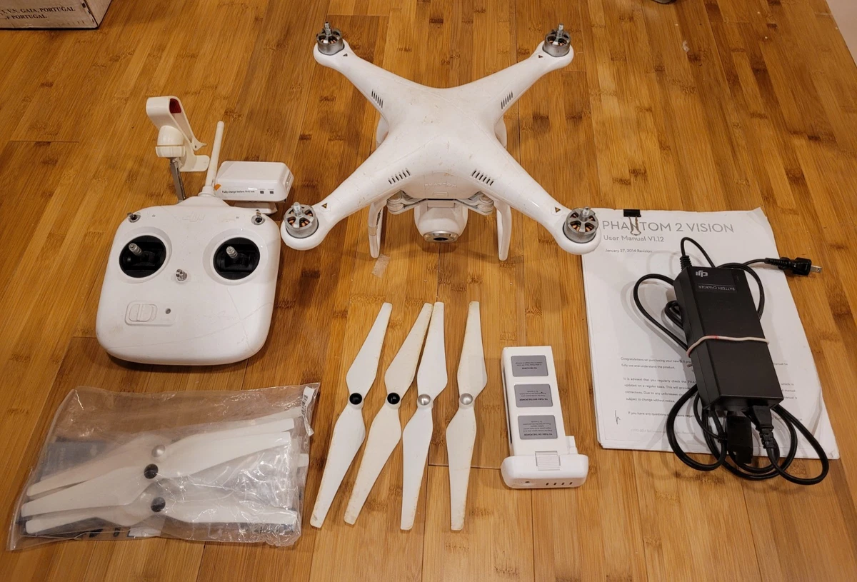 DJI Phantom 2 Vision+ Camera Drones 21-25 min Maximum Flight Time