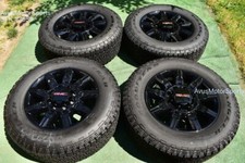 20 Gmc Sierra 2500 3500 At4 Black Oem Wheels Tires Chevrolet Silverado 2025