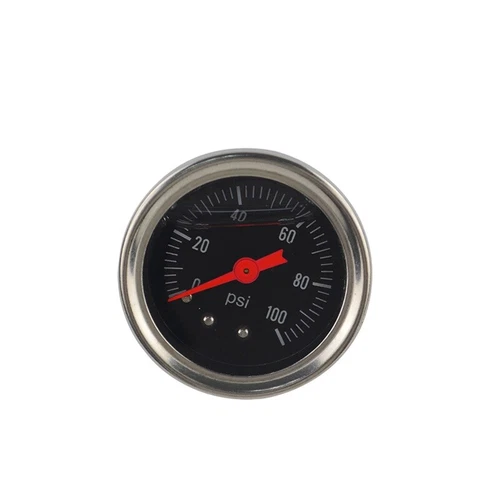 Universal Fuel Pressure Gauge Liquid 0-100psi Oil Pressure Gauge 1/8" NPT - Bild 5 von 5