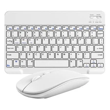 Lightweight ，Rechargeable & Portable Wireless Keyboard and Mouse for iPad & Mac