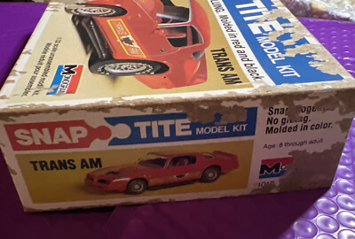 Monogram Snap Tite Trans Am 1:32 Scale, Vintage 1979, Collectible