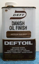 DEFT Danish Oil Finish, Medium Walnut, 1 Pint  (07108)  FS