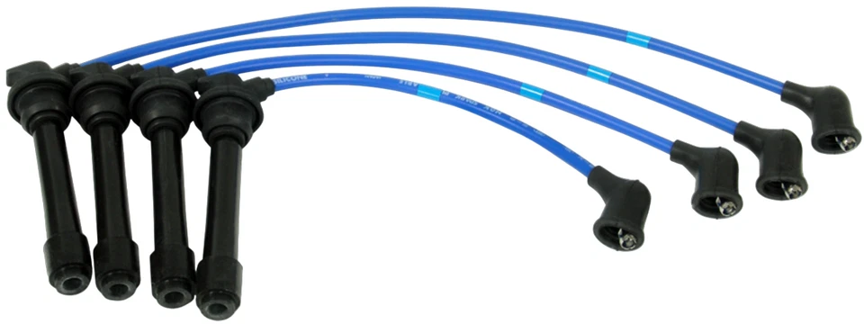 NGK Spark Plug Lead Cable Set for Hyundai Excel Accent Getz Kia Rio 1.4 1.5 1.6L - Imagem 2 de 2