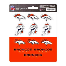Denver Broncos NFL Vinyl Die-Cut Sticker Set / Decal Sheet Free Shipping