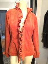 CHICO  S OPEN FRONT BLAZER,JACKET WITH TRIM FRONT - 2