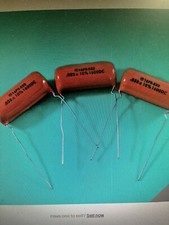 3 PCS SPRAGUE 6PS-S33 ORANGE DROP CAPACITORS 0.033uF 1600V
