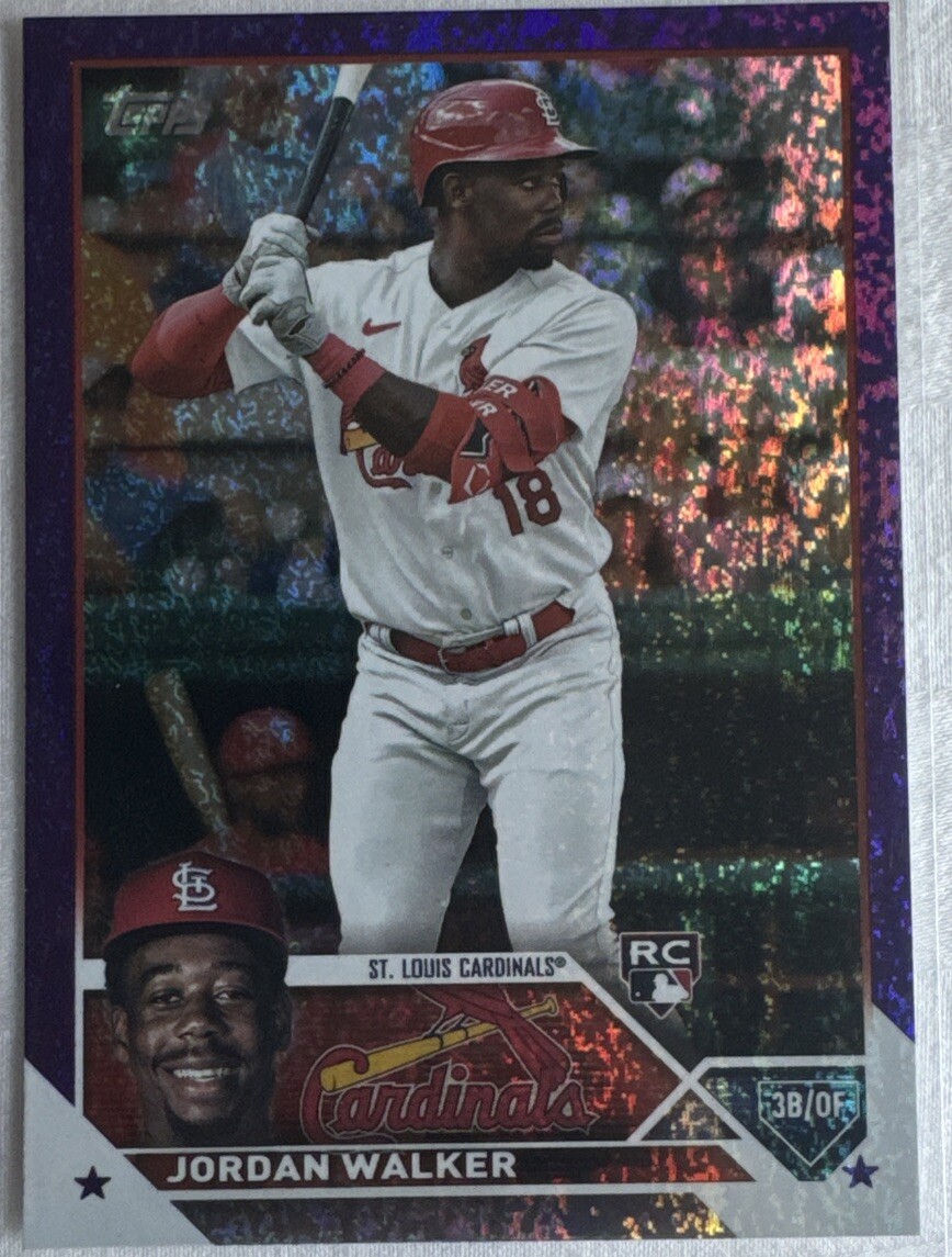 🚨2023 Topps Series 2 -  Purple Foil #344 Jordan Walker /799 (RC) 🚨