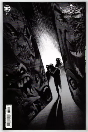 Knight Terrors Nightwing #1 1:50 Jason Shawn Alexander B&W Variant 2023 VF/NM