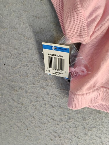 Cárdigan corto INC International Concepts para mujer XL rosa floral lentejuelas - Imagen 6 de 9