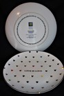 Williams Sonoma LOVE IS LOVE 7" Hearts Plates POTTERY BARN West Elm Human Rights — photo 2
