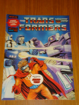 TRANSFORMERS BRITISH WEEKLY #65 MARVEL UK COMIC 1986