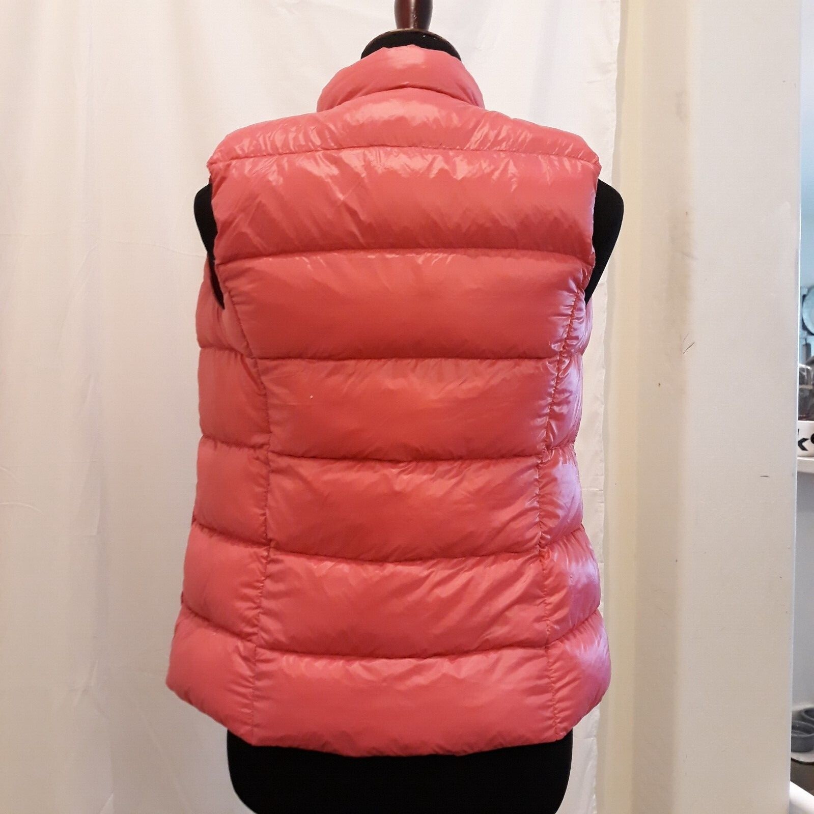 DIP Women's Down Filled Lightweight Pink Puffer Vest Size XS eBay