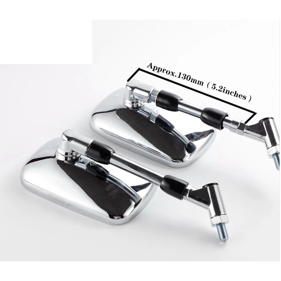 Espejos retrovisores cromados para moto Suzuki Intruder 800 500 Marauder 1600 800 Foto 2 de 4