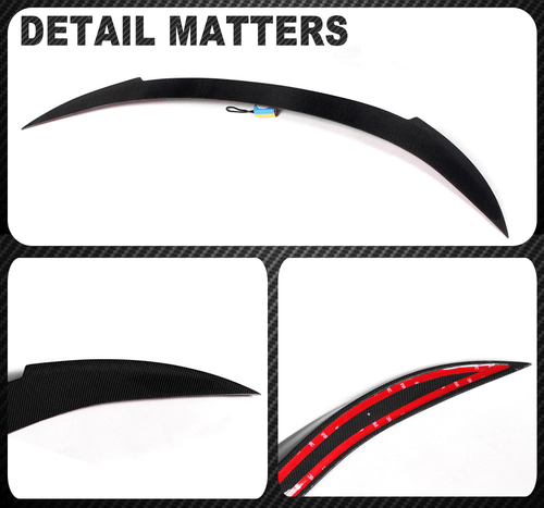 Carbon Heckspoiler Kofferraum Flügel Spoilerlippe für BMW F06 640i 650i M6 13-16 - Picture 13 of 13