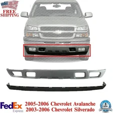 Front Lower Valance + Extension For 2005-06 Chevrolet Avalanche/ 03-06 Silverado