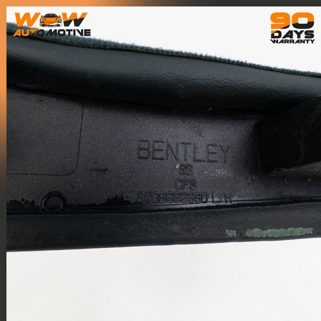 04-10 BENTLEY CONTINENTAL GT FRONT LEFT DRIVER SIDE KICK PANEL TRIM BEIGE OEM