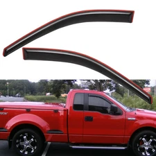 Fits 04-08 Ford F-150 Standard Cab In-Channel Vent Shade Window Visor Deflector