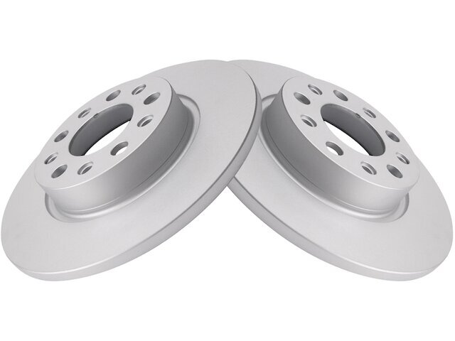 TRQ Rear Brake Rotor Set for 2017-2022 Jeep Compass 75HTWV