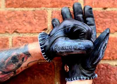 SVAROG MOTORCYCLE BIKER SHANKS GLOVES Harley Davidson, Chopper, bobber riders